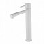 Grifo lavabo monomando Milos Stick blanco mate de Imex